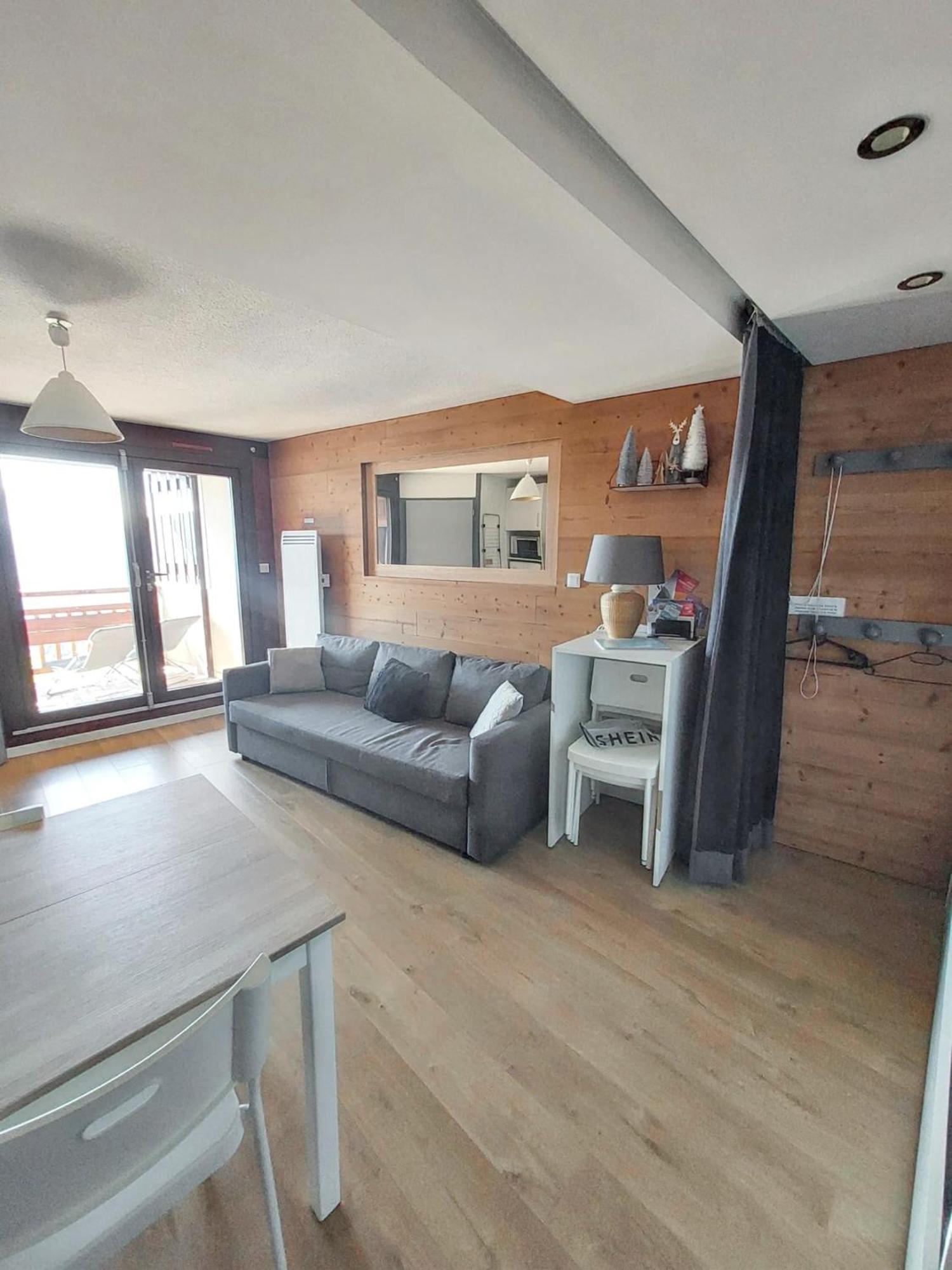 Appartement Confortable A L'Alpe D'Huez De 27 M² Avec Vue Montagne المظهر الخارجي الصورة