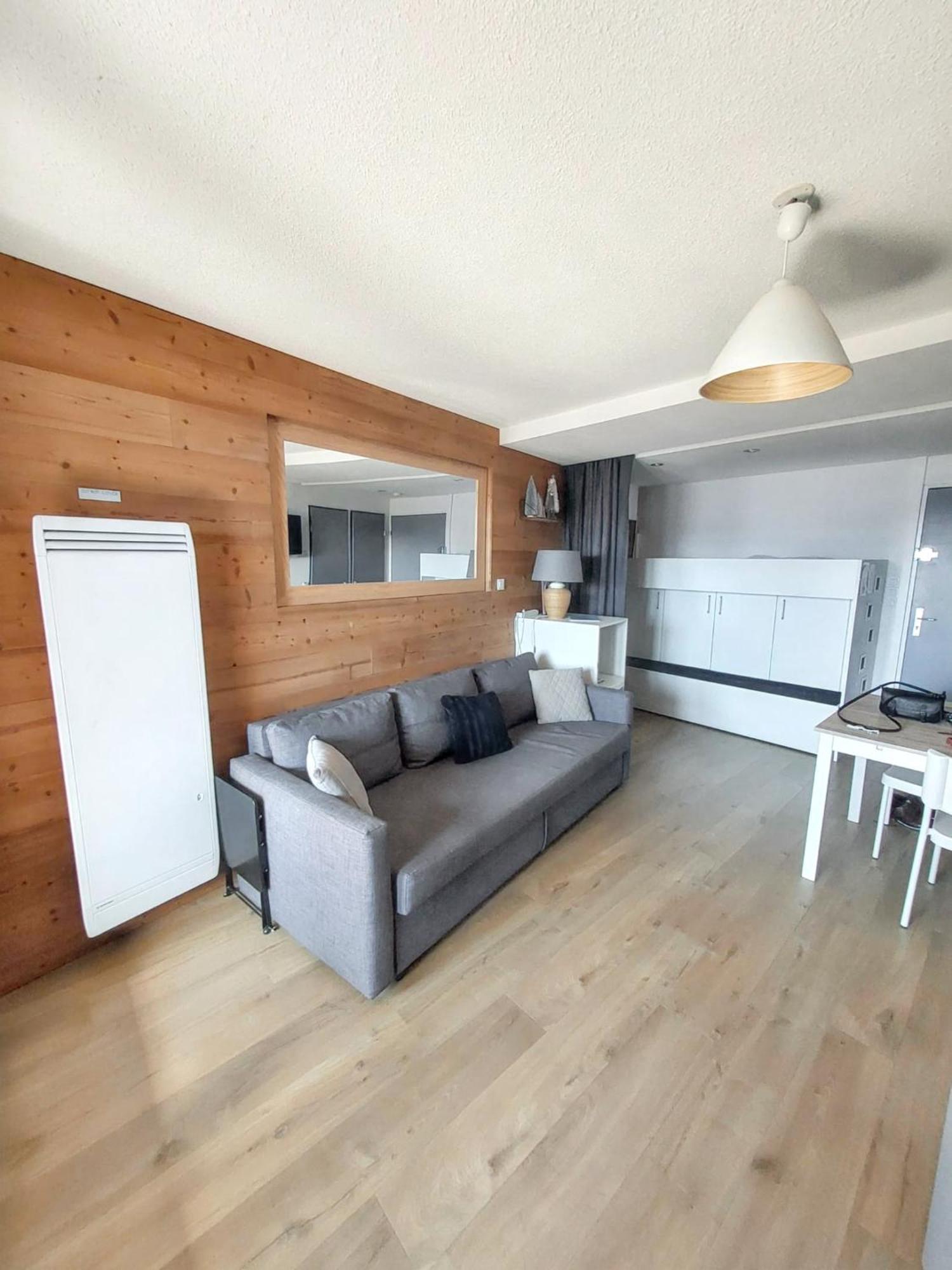 Appartement Confortable A L'Alpe D'Huez De 27 M² Avec Vue Montagne المظهر الخارجي الصورة